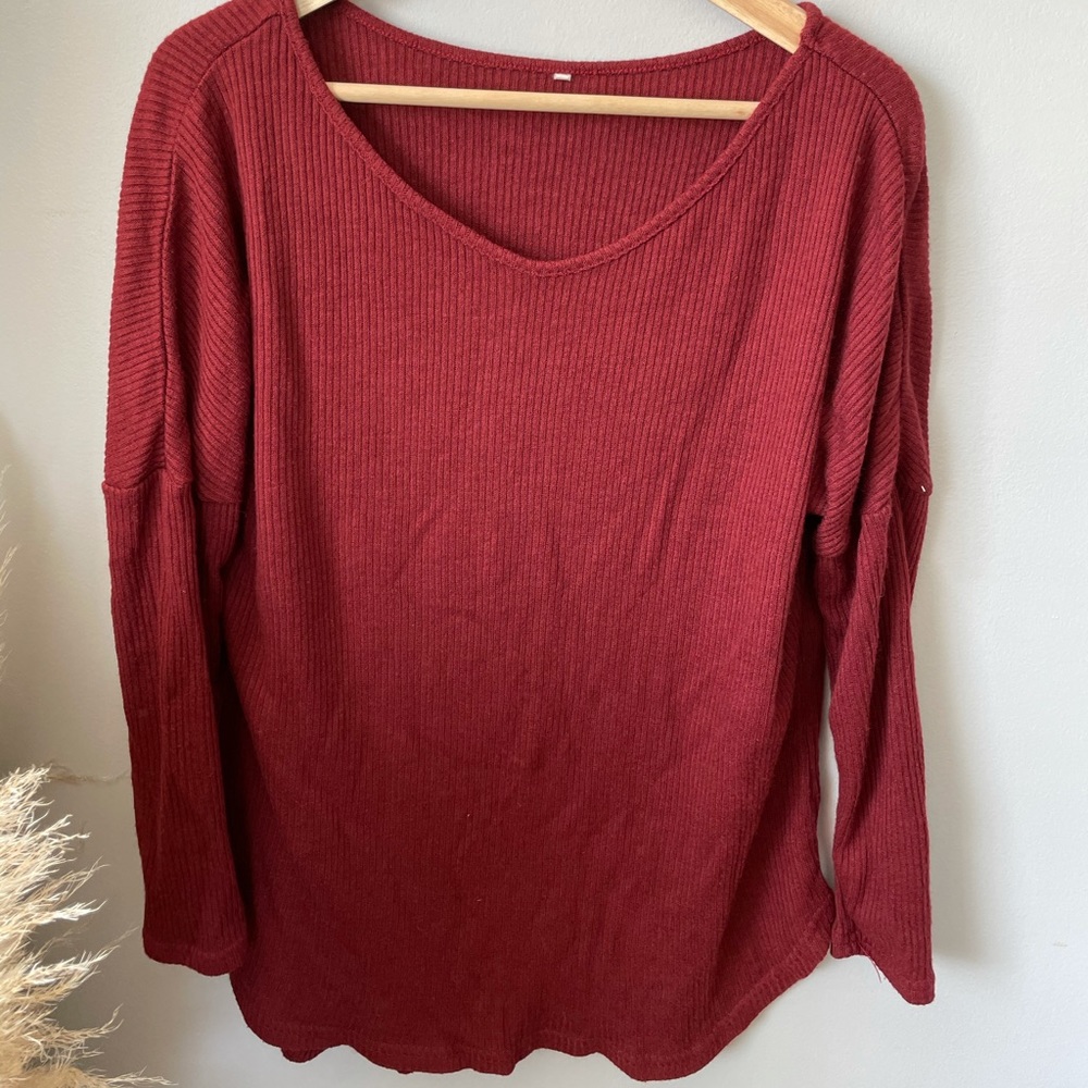 Red sweater